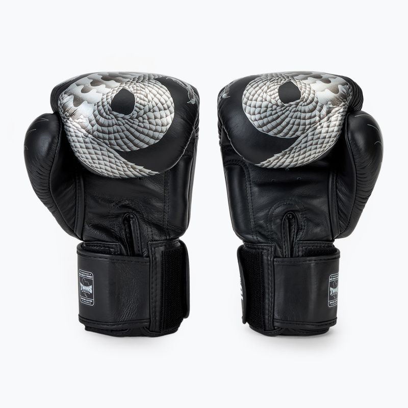 Twins Special FBGVL3-23 Dragon silver boxing gloves 2