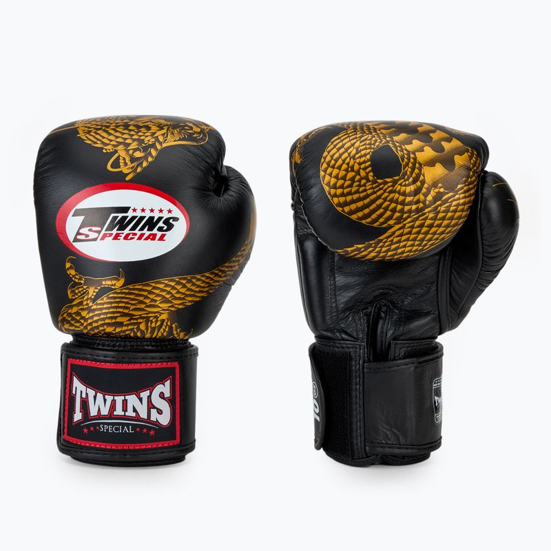 Twins Special FBGVL3-23 Dragon gold boxing gloves