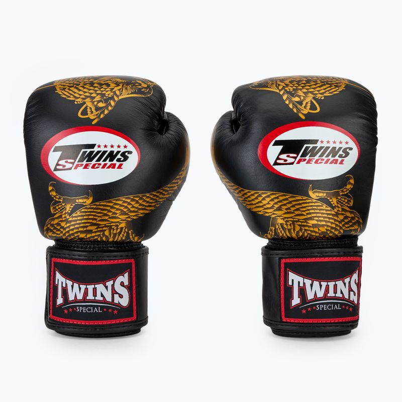 Twins Special FBGVL3-23 Dragon gold boxing gloves