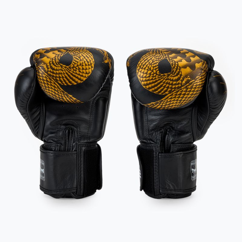 Twins Special FBGVL3-23 Dragon gold boxing gloves 2