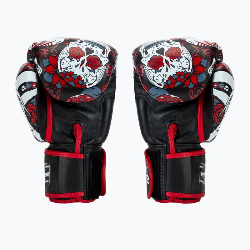 Twins Special Fancy FBGVL3-53 Skull red/black boxing gloves 2