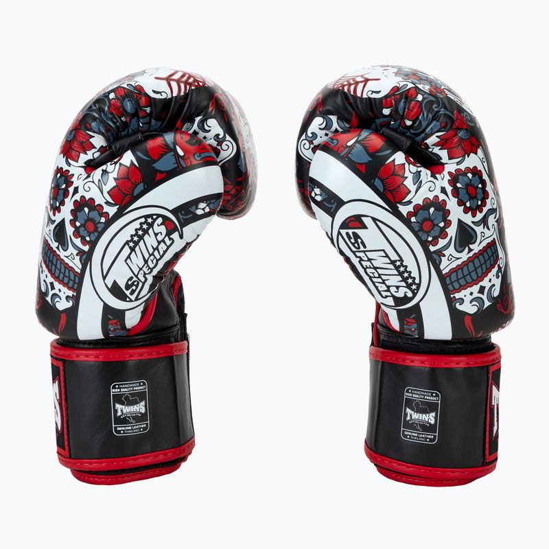 Twins Special Fancy FBGVL3-53 Skull red/black boxing gloves 4