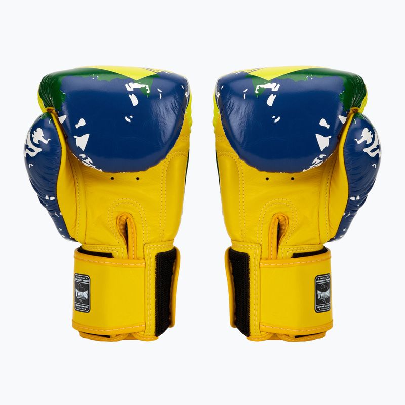 Twins Special FBGVL3-44 Brasil yellow/red/blue boxing gloves 2