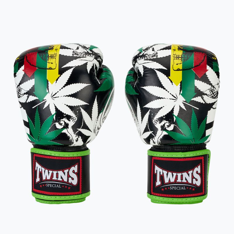Twins Special Fancy FBGVL3-54 Grass green/black boxing gloves