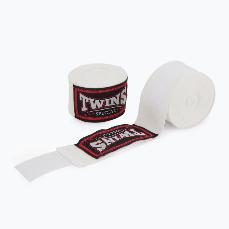 Twins Special CH6 Boxing bandages 300 cm white