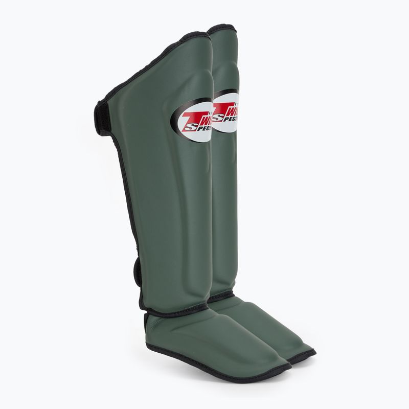 Twins Special SGS10 olive tibia and foot protectors