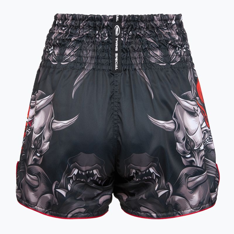 Training shorts Twins Special Muay Thai Twins Kabuki black/white/red 2
