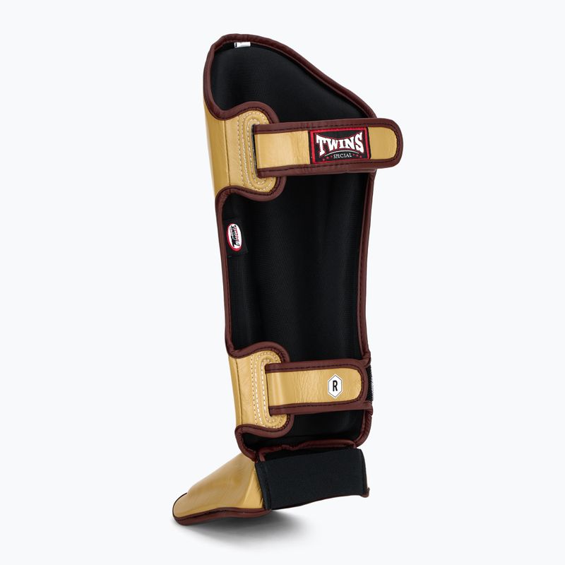 Twins Special SGL10 latte/brown tibia and foot protectors 4
