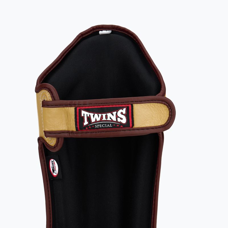 Twins Special SGL10 latte/brown tibia and foot protectors 6