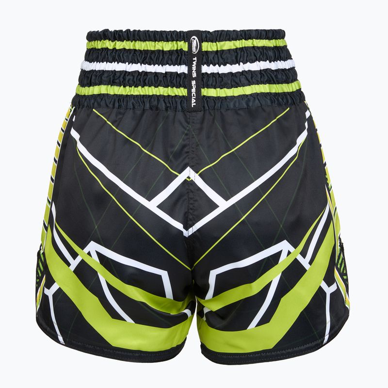 Training shorts Twins Special Muay Thai Twins Racing black/yellow/white/red 2