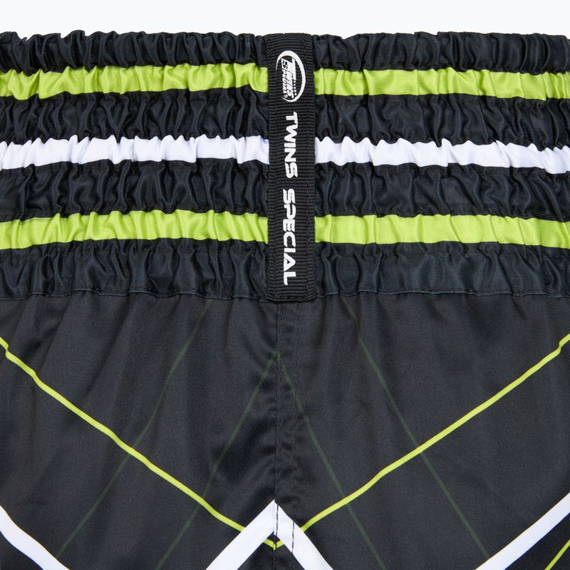 Training shorts Twins Special Muay Thai Twins Racing black/yellow/white/red 4