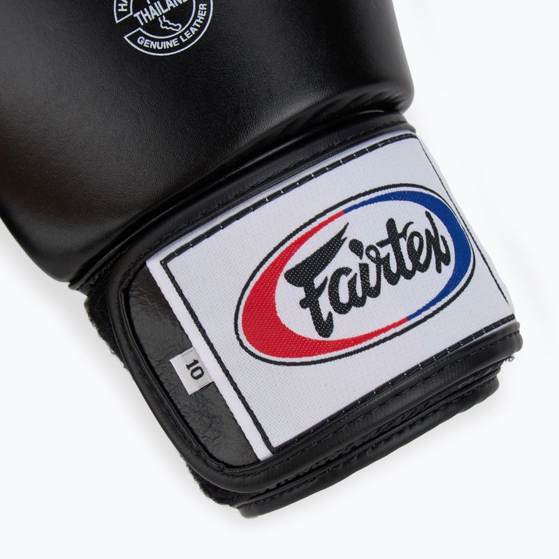 Fairtex Universal "Tight-Fit" Design black boxing gloves 6
