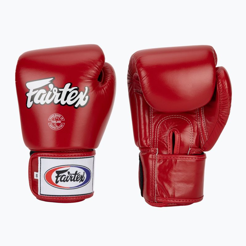 Fairtex Universal "Tight-Fit" Design red boxing gloves