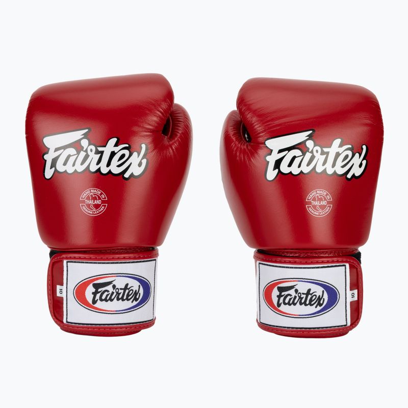 Fairtex Universal "Tight-Fit" Design red boxing gloves 2