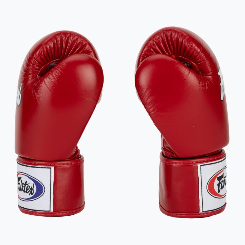 Fairtex Universal "Tight-Fit" Design red boxing gloves 4