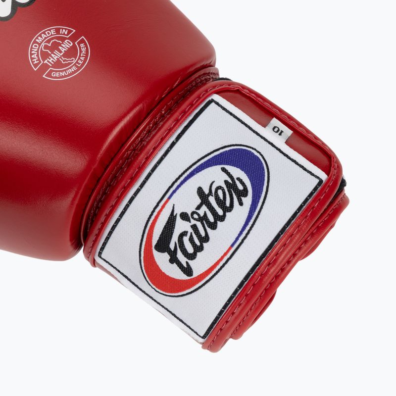 Fairtex Universal "Tight-Fit" Design red boxing gloves 6