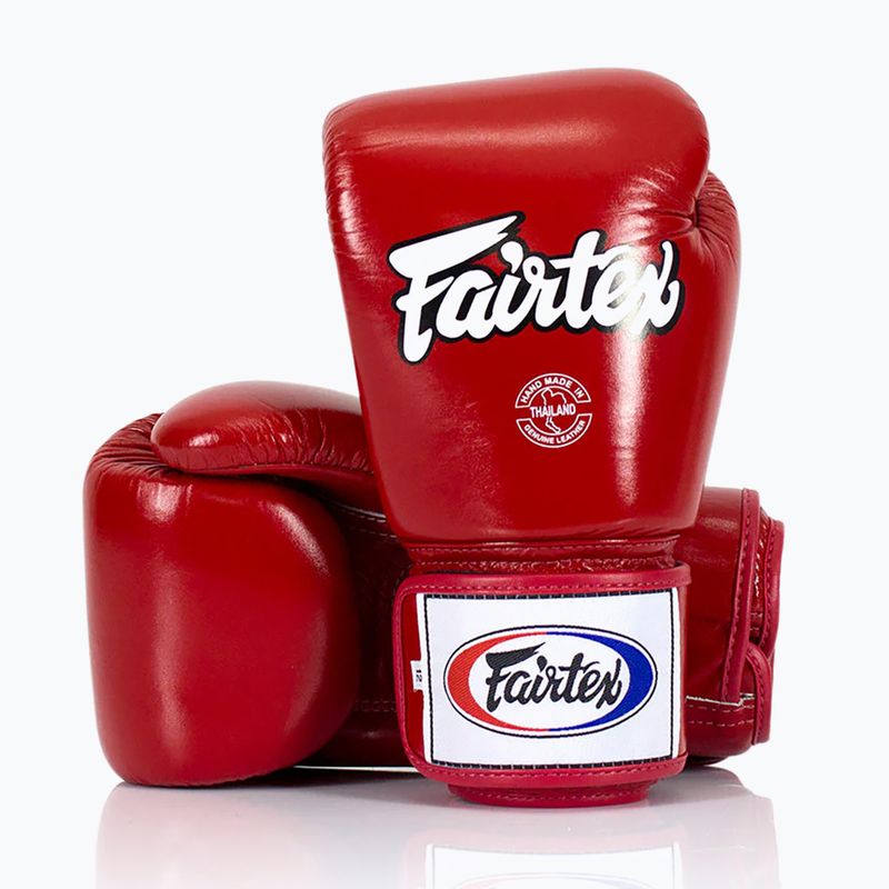 Fairtex Universal "Tight-Fit" Design red boxing gloves 2