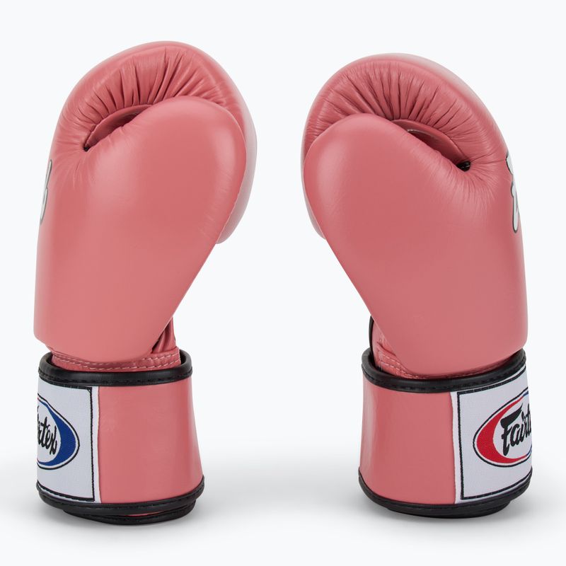 Fairtex Universal "Tight-Fit" Design pink boxing gloves 4