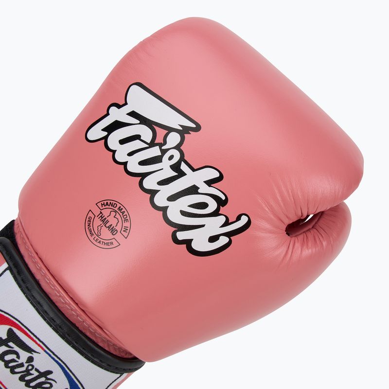 Fairtex Universal "Tight-Fit" Design pink boxing gloves 5
