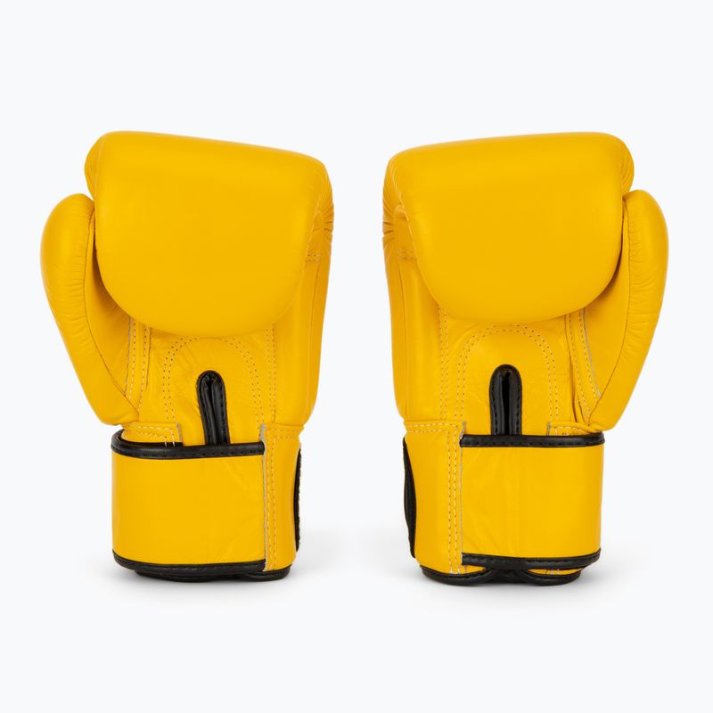 Fairtex Universal "Tight-Fit" Design yellow boxing gloves 3