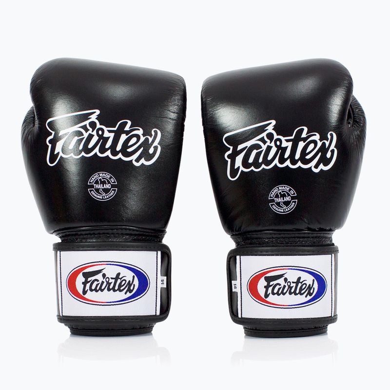 Fairtex Universal Breathable black boxing gloves