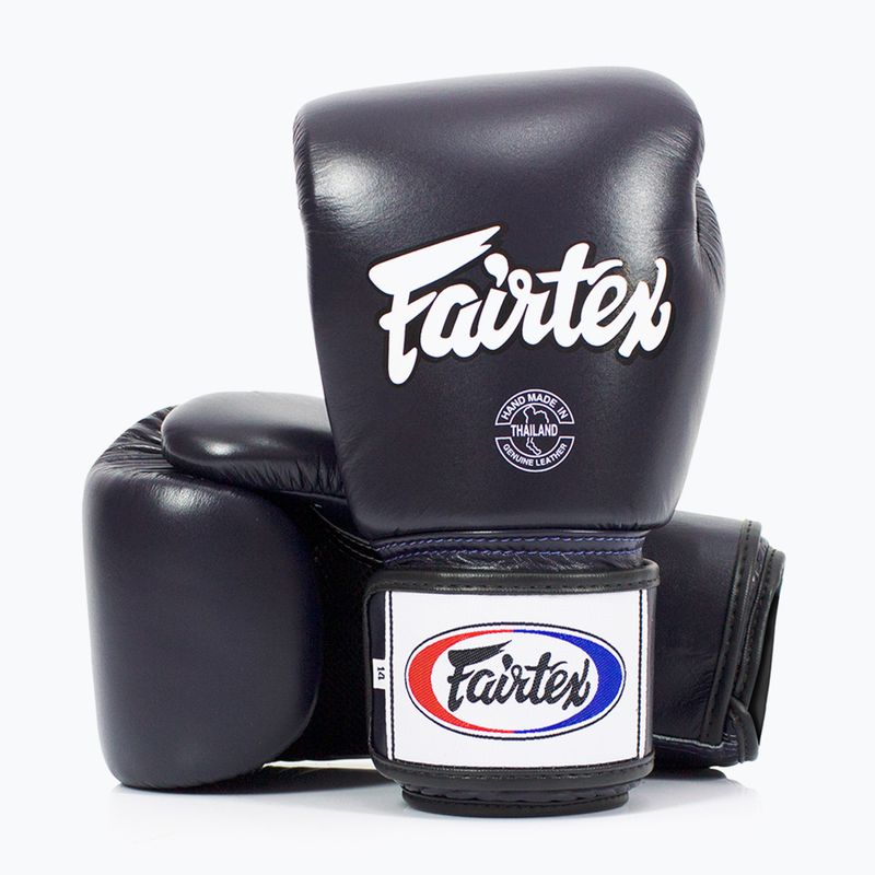 Fairtex Universal Breathable blue boxing gloves 4
