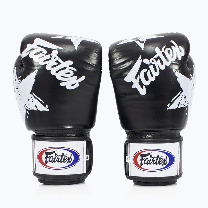 Fairtex "Tight-Fit" Design-Nation Prints Collection black boxing gloves