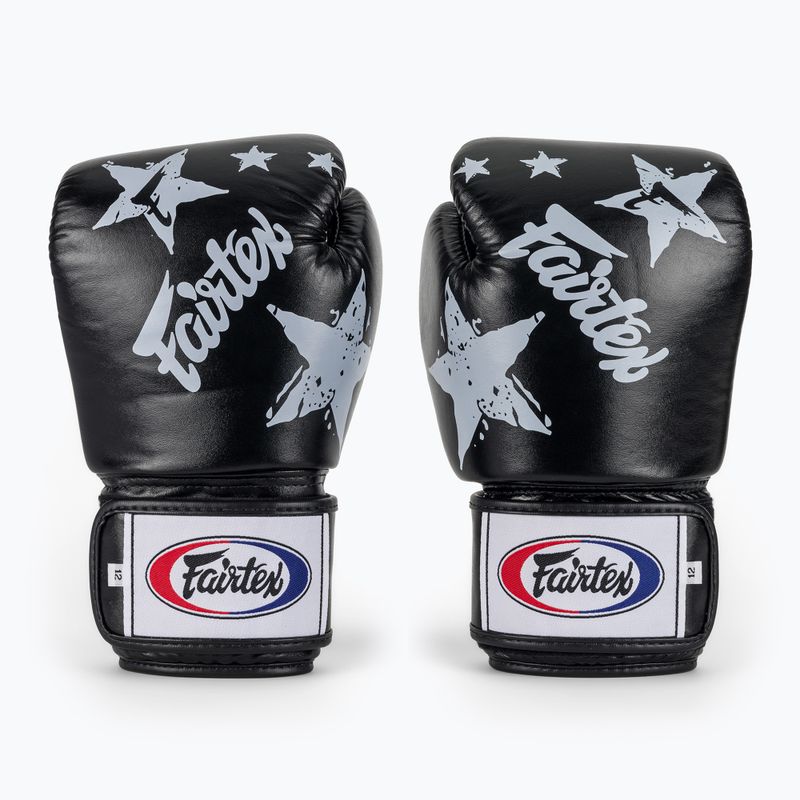 Fairtex "Tight-Fit" Design-Nation Prints Collection black boxing gloves 2