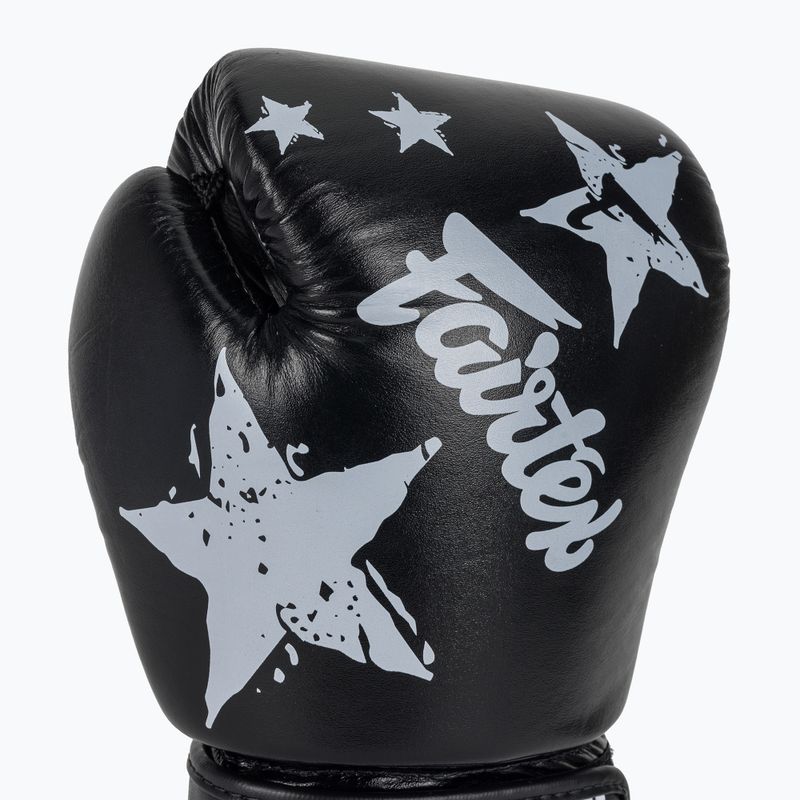 Fairtex "Tight-Fit" Design-Nation Prints Collection black boxing gloves 5