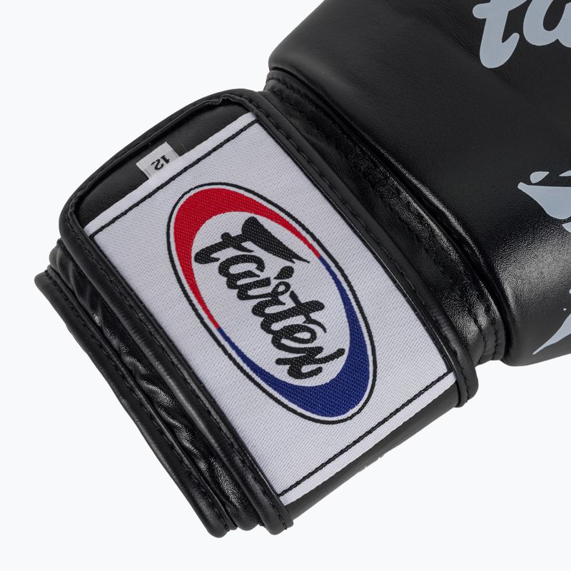 Fairtex "Tight-Fit" Design-Nation Prints Collection black boxing gloves 6