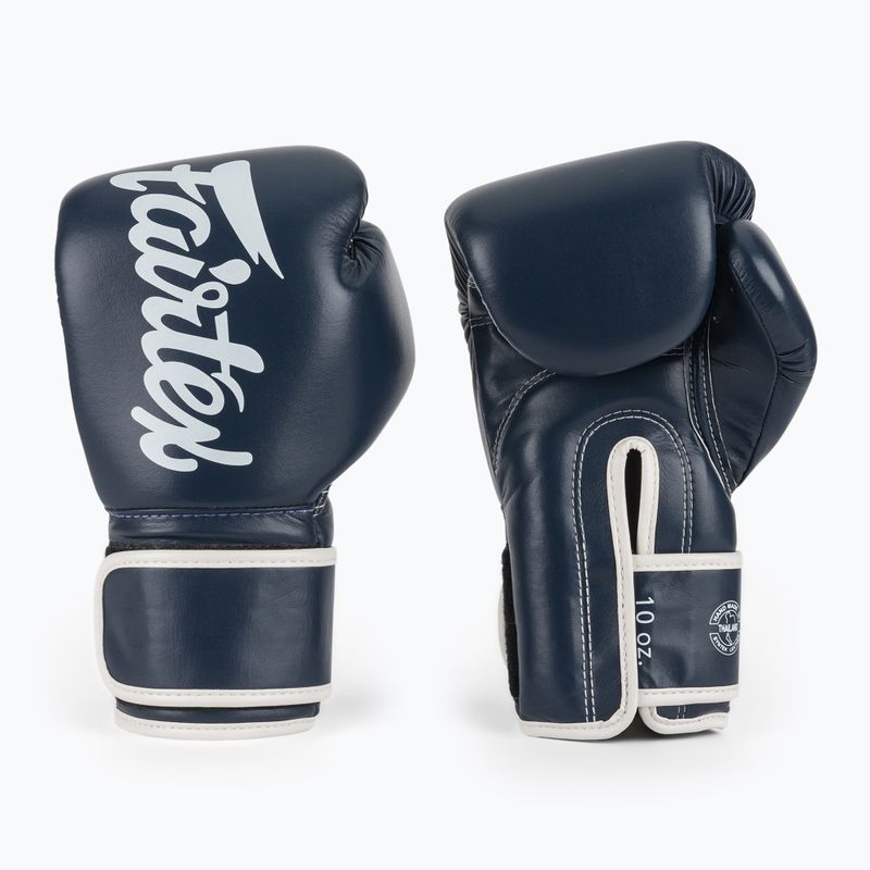 Fairtex Microfiber blue boxing gloves
