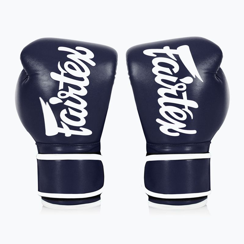 Fairtex Microfiber blue boxing gloves