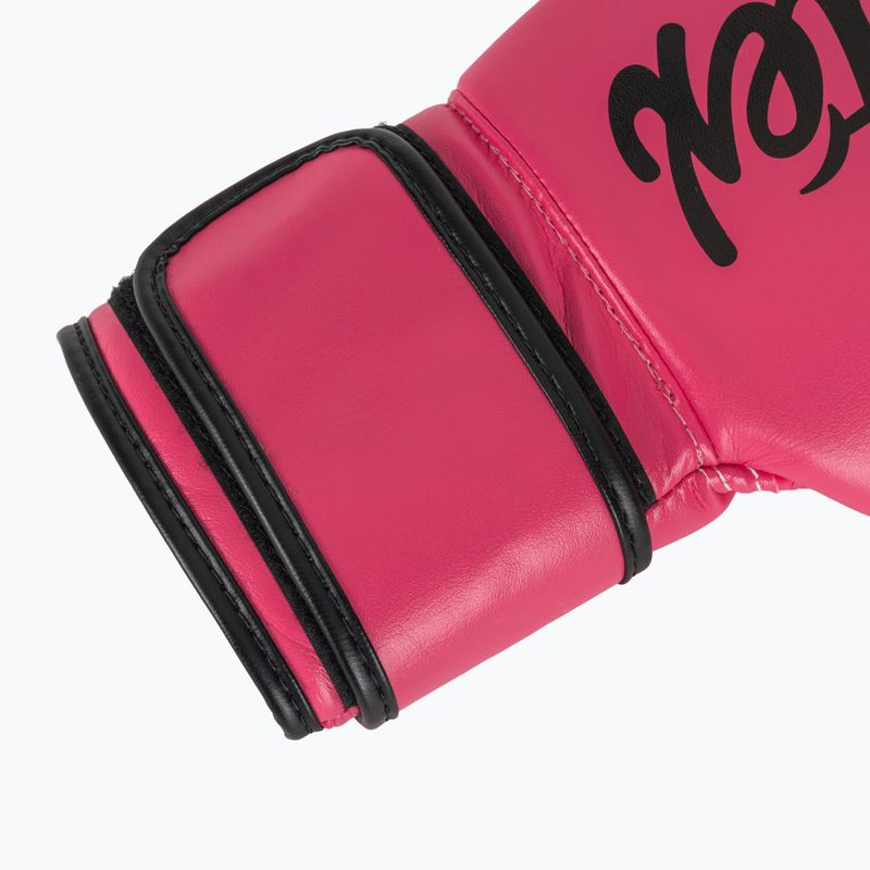 Fairtex Microfiber pink/black barefoot gloves 6
