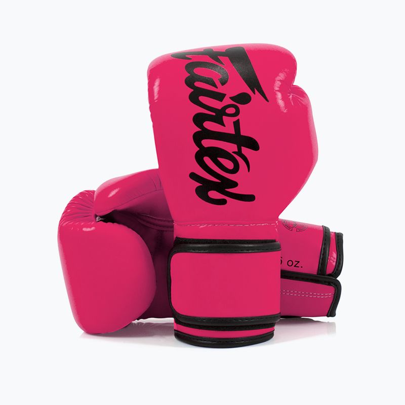 Fairtex Microfiber pink/black barefoot gloves 4