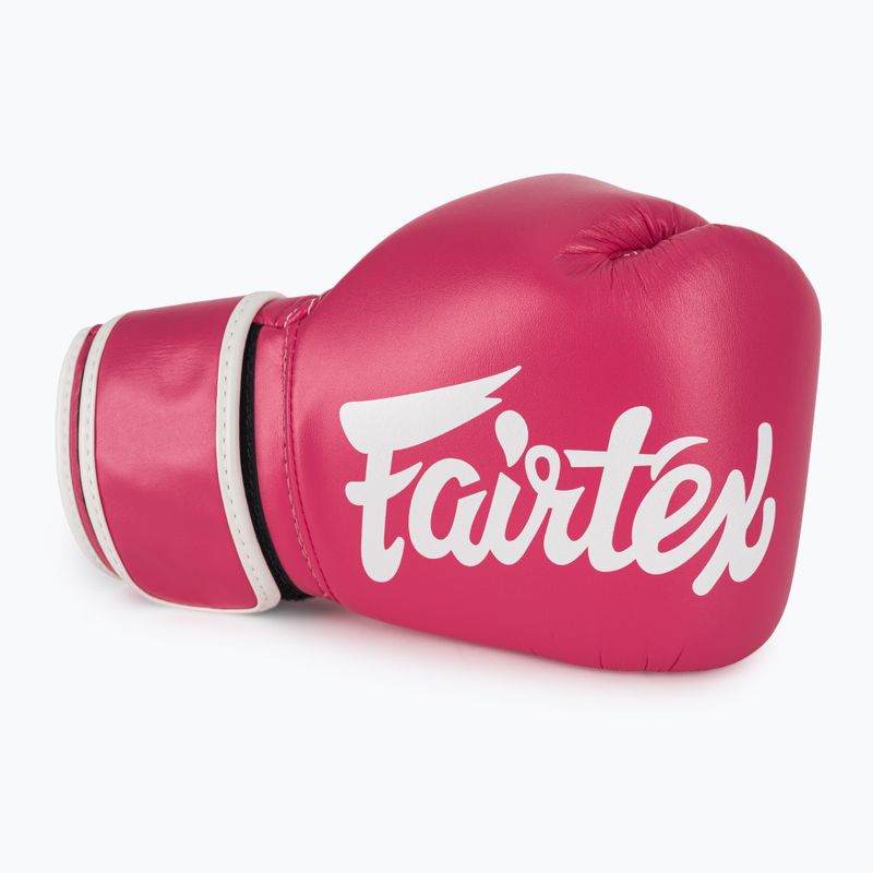 Fairtex Microfiber pink/white bosker's gloves 5