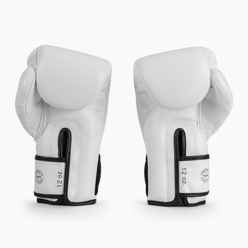 Fairtex Microfiber white boxing gloves 3