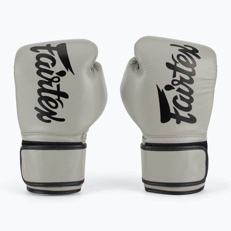 Fairtex Microfiber gray barefinger gloves 2