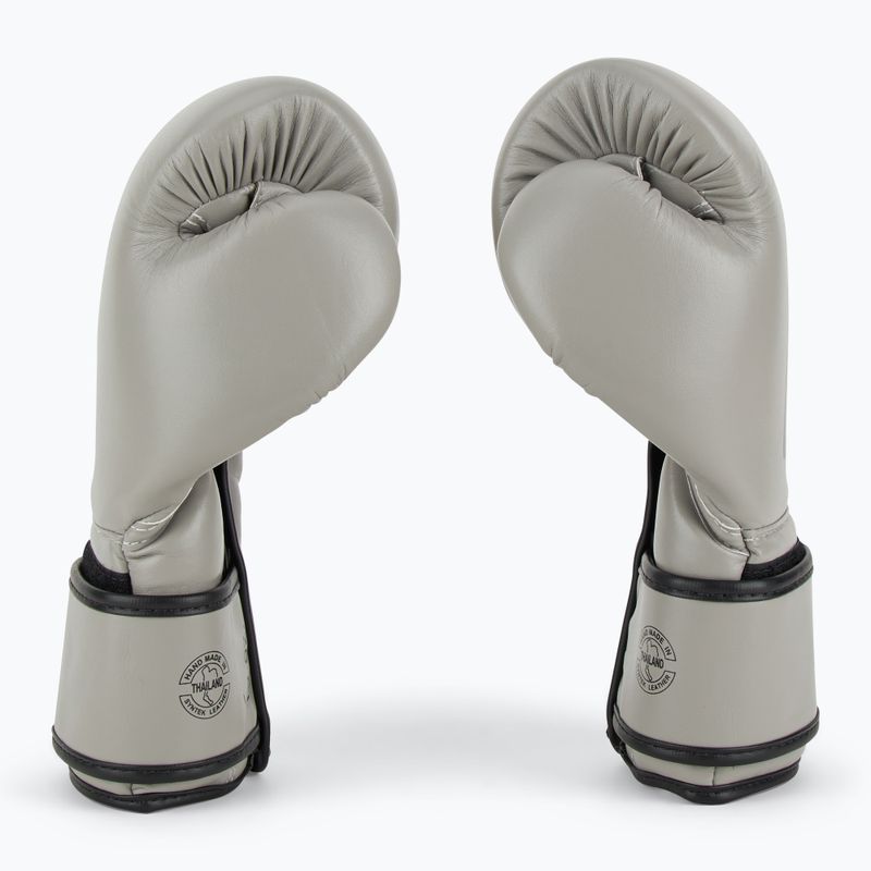 Fairtex Microfiber gray barefinger gloves 4