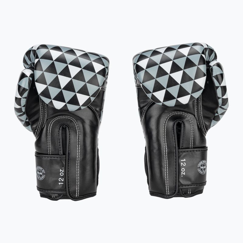 Fairtex Microfiber Art Prism black boxing gloves 3