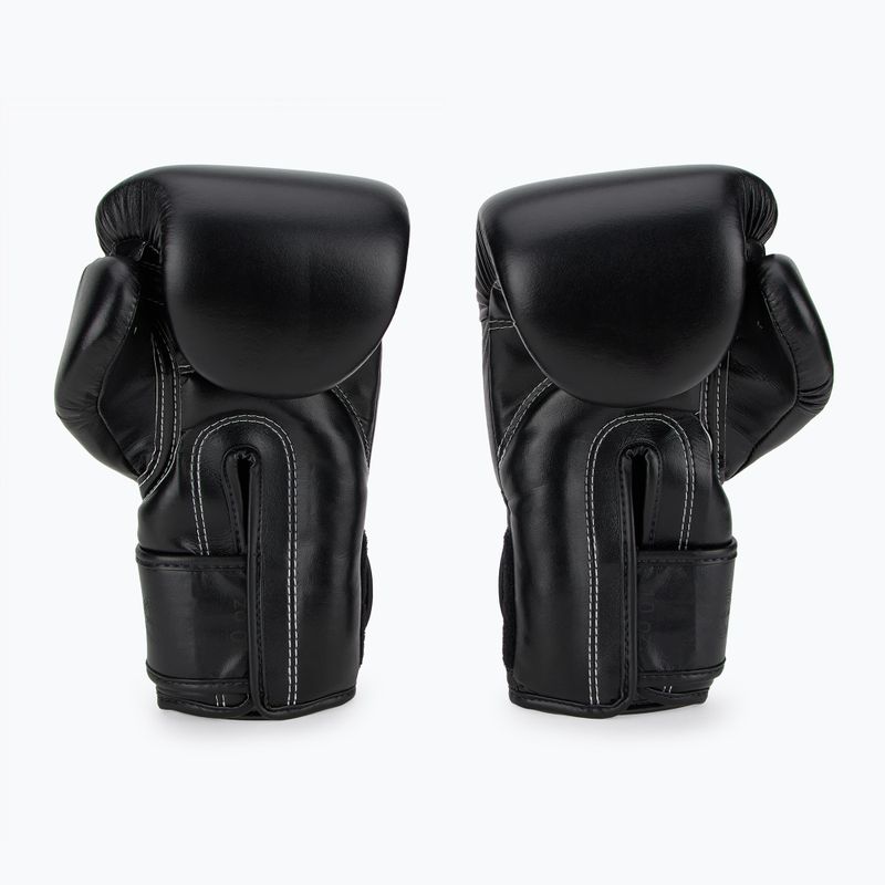 Fairtex Microfiber Art Collection Solid black barefinger gloves 3