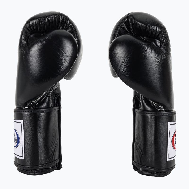 Fairtex Super Sparring Boxing Gloves - Locked Thumb black 4