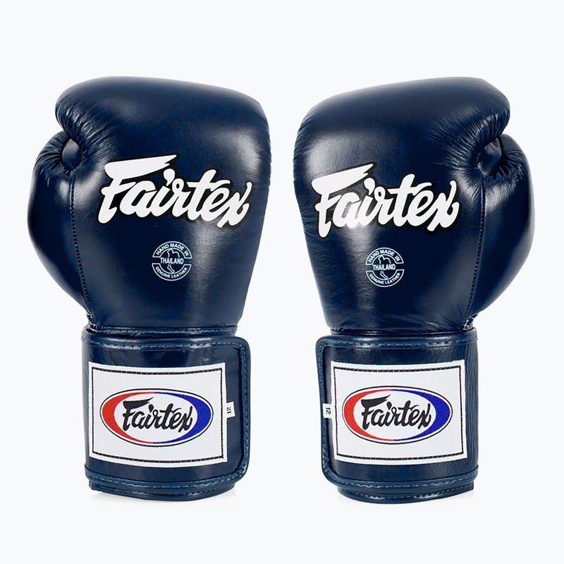 Fairtex Super Sparring - Locked Thumb blue Boxing Gloves