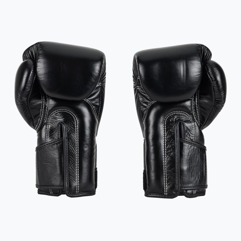 Fairtex Stylish Angular Sparring Boxing Gloves - Locked Thumb black 3