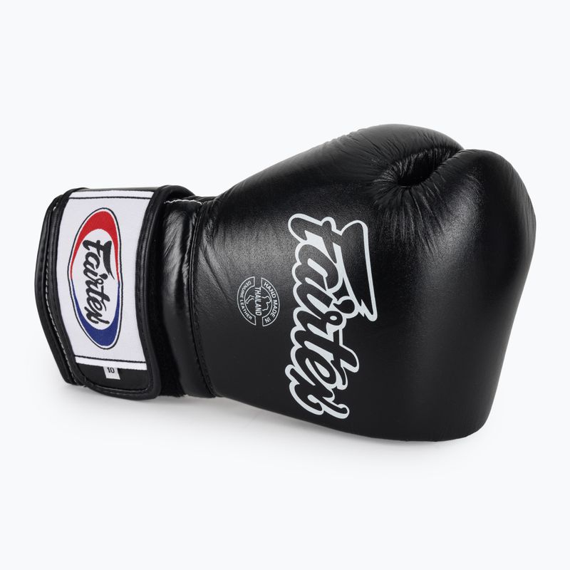 Fairtex Heavy Hitter's Mexican Style boxing gloves black 5