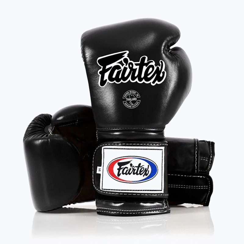 Fairtex Heavy Hitter's Mexican Style boxing gloves black 4