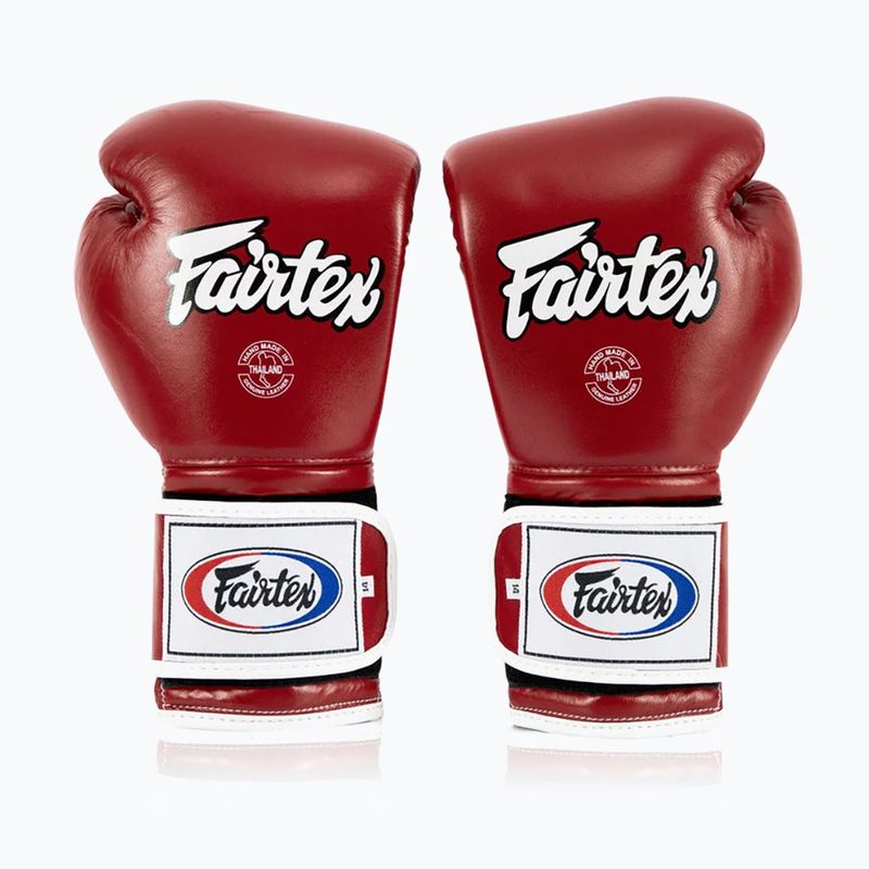 Fairtex Heavy Hitter's Mexican Style boxing gloves red