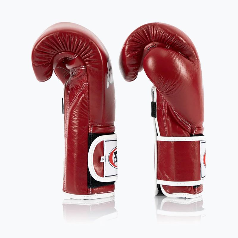 Fairtex Heavy Hitter's Mexican Style boxing gloves red 3