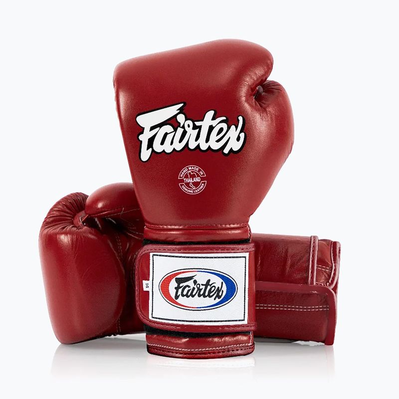 Fairtex Heavy Hitter's Mexican Style boxing gloves red