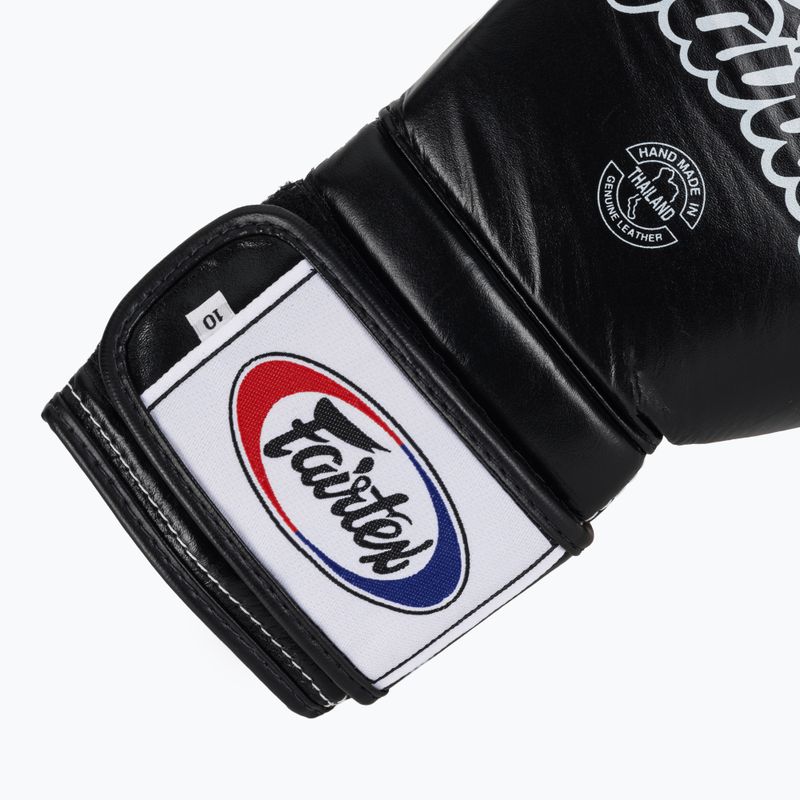 Fairtex Heavy Hitter's Mexican Style boxing gloves black/yellow 6