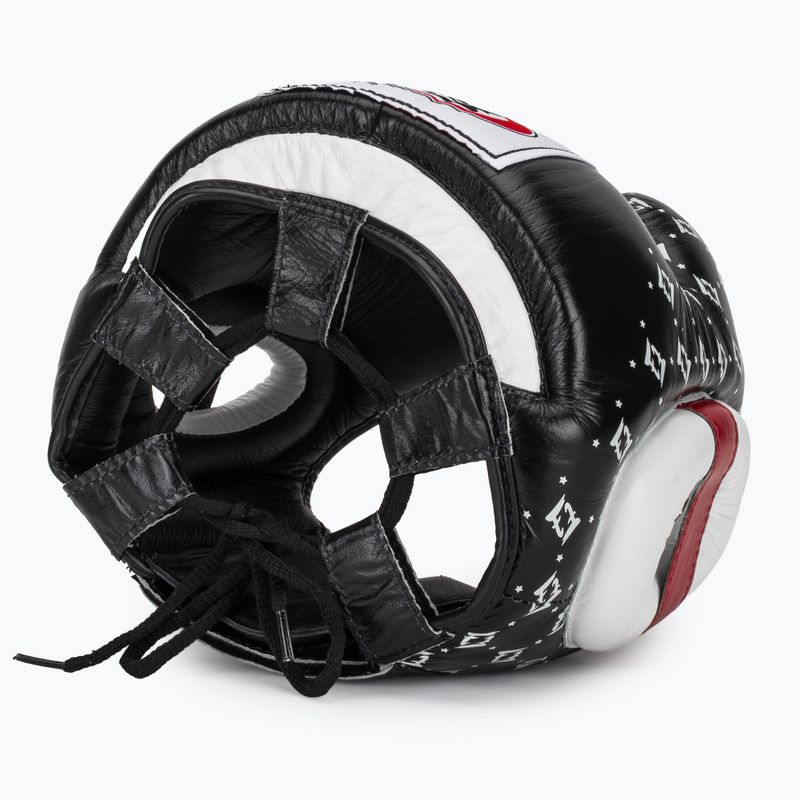 Fairtex Super Sparring boxing helmet black/white 6
